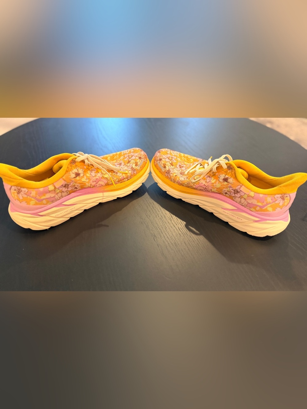 Hoka x Free People Movement Clifton 8 Golden Coast Floral Shoes (Size 9B) - Picture 6 of 9